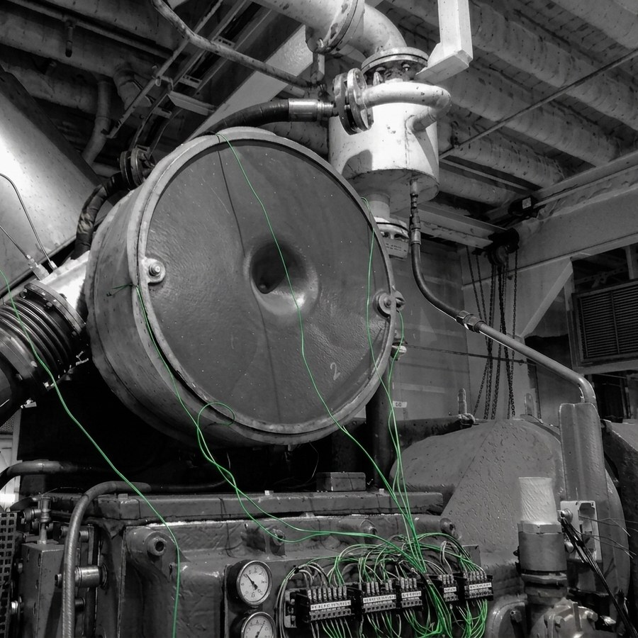 Instrumented turbocharger with thermocouples for engine performance measurements